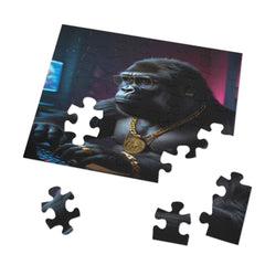 Cool Blinged-Out Gorilla Jigsaw Puzzle (30, 110, 252, 500 Piece)