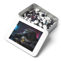 Cool Blinged-Out Gorilla Jigsaw Puzzle (30, 110, 252, 500 Piece)