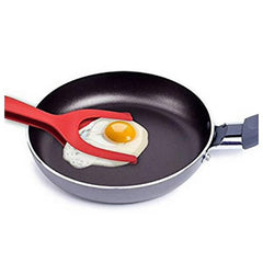 2 In 1 Grip And Flip Tongs Egg Spatula Tongs Clamp Pancake Fried Egg French Toast Omelet Overturned Kitchen Accessory