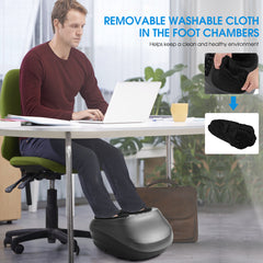 Upgraded Shiatsu Deep Kneading Electric Foot Massager With Heat.