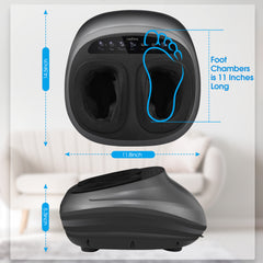 Upgraded Shiatsu Deep Kneading Electric Foot Massager With Heat.