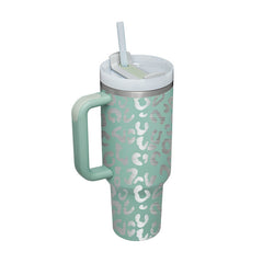 Ochapa 40 Oz Tumbler With Handle & Insulated Straw.