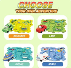 Kids Track Car Set