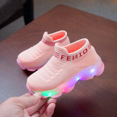 LED Mesh Sneakers for Kids