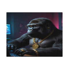 Cool Blinged-Out Gorilla Jigsaw Puzzle (30, 110, 252, 500 Piece)