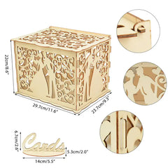 Wedding Wooden Card Box