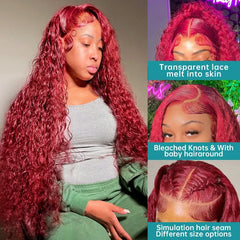 Burgundy Lace Wig