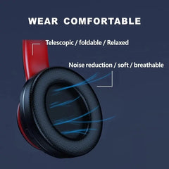 Bluetooth Foldable Over The Ear Gaming Headset