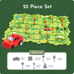 Kids Track Car Set