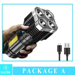 Multi-Functional Bright Flashlight