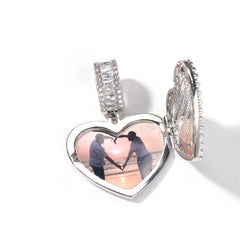 Large Size Heart Shape Custom Photo Locket