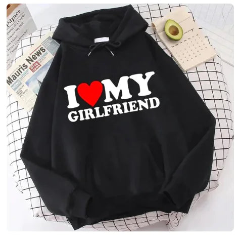 I Love My Girlfriend Pullover Hoodie