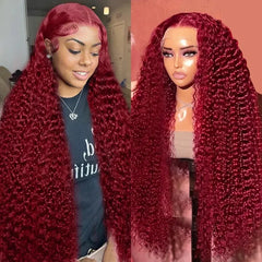 Burgundy Lace Wig