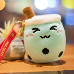 Cute Bubble Tea Keychain