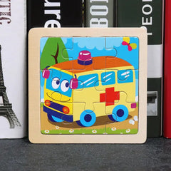 Kids Wooden 3D Puzzle