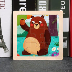 Kids Wooden 3D Puzzle