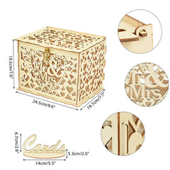 Wedding Wooden Card Box