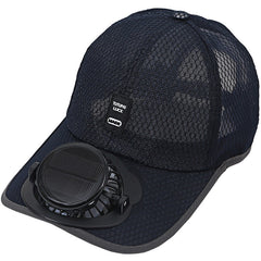 Solar Unisex Fan Hat With Breathable Mesh Sun Protection