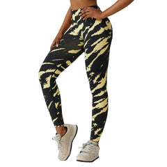 High Waist Camouflage Hip-Lift and Belly Shaping Yoga Pants