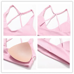 Yoga Bra Containing Chest Pad