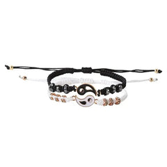 Yin Yang Couples Bracelets - Adjustable Cord