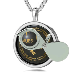 24k Gold Zodiac Necklace - Aries