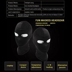 Fetish Slave BDSM Bondage Restraints Mask