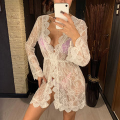 Women's Lace Robe Cover Up