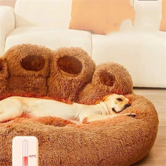 Plush Dog Sofa For Large Pet