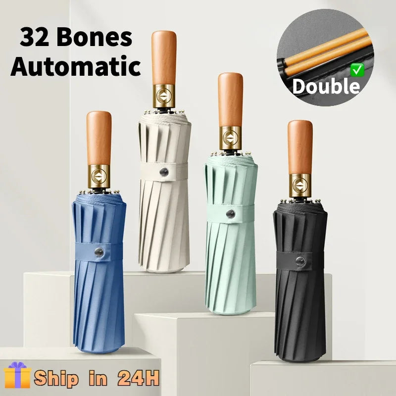 Windproof 32 Bone Business Umbrella