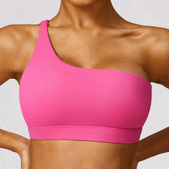 One Shoulder Sports Bra