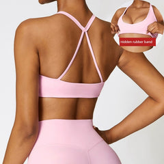 Yoga Bra Containing Chest Pad