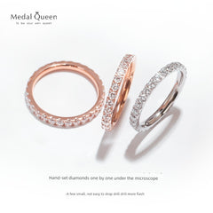 Women's Rose Gold Diamond Ring