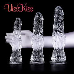 Transparent Crocodile Soft Dildo