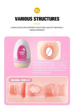 Portable Egg Penis Stimulator