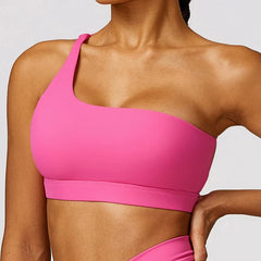 One Shoulder Sports Bra