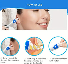 Spiral Silicon Ear Wax Removal Tool