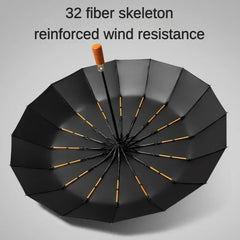 Fully Automatic Wooden Handle Umbrella