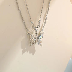 Kpop Y2K Butterfly Pendant Necklace