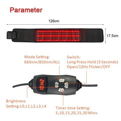 Red LED Light Therapy Belt - for Pain Relief