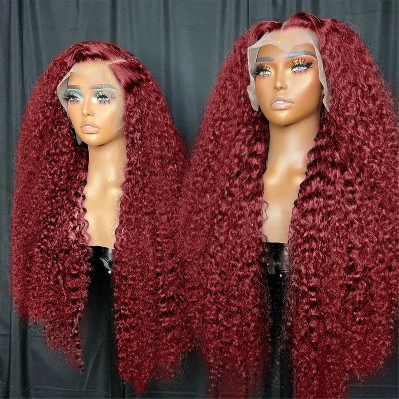 Burgundy Lace Wig