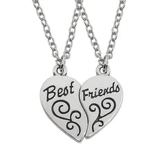 2 Pcs/ Set Chain Choke Broken Heart Jewelry Gift