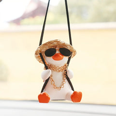 Duck Swing Car Pendant