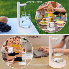 Electric Automatic Water Bottle Dispenser. Rechargeable Water Dispenser