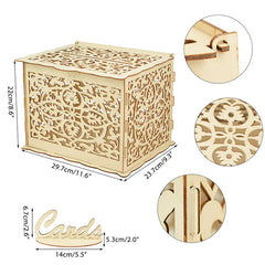 Wedding Wooden Card Box