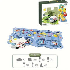 Kids Track Car Set