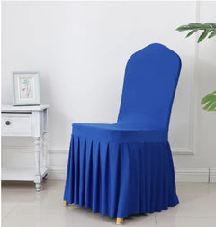 Chair Cover With Pleated Skirt