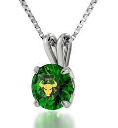 24K Sterling Taurus Necklace