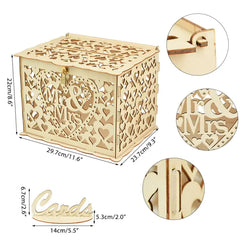 Wedding Wooden Card Box