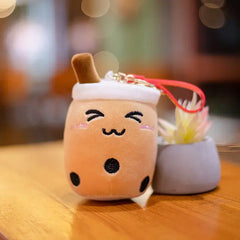 Cute Bubble Tea Keychain